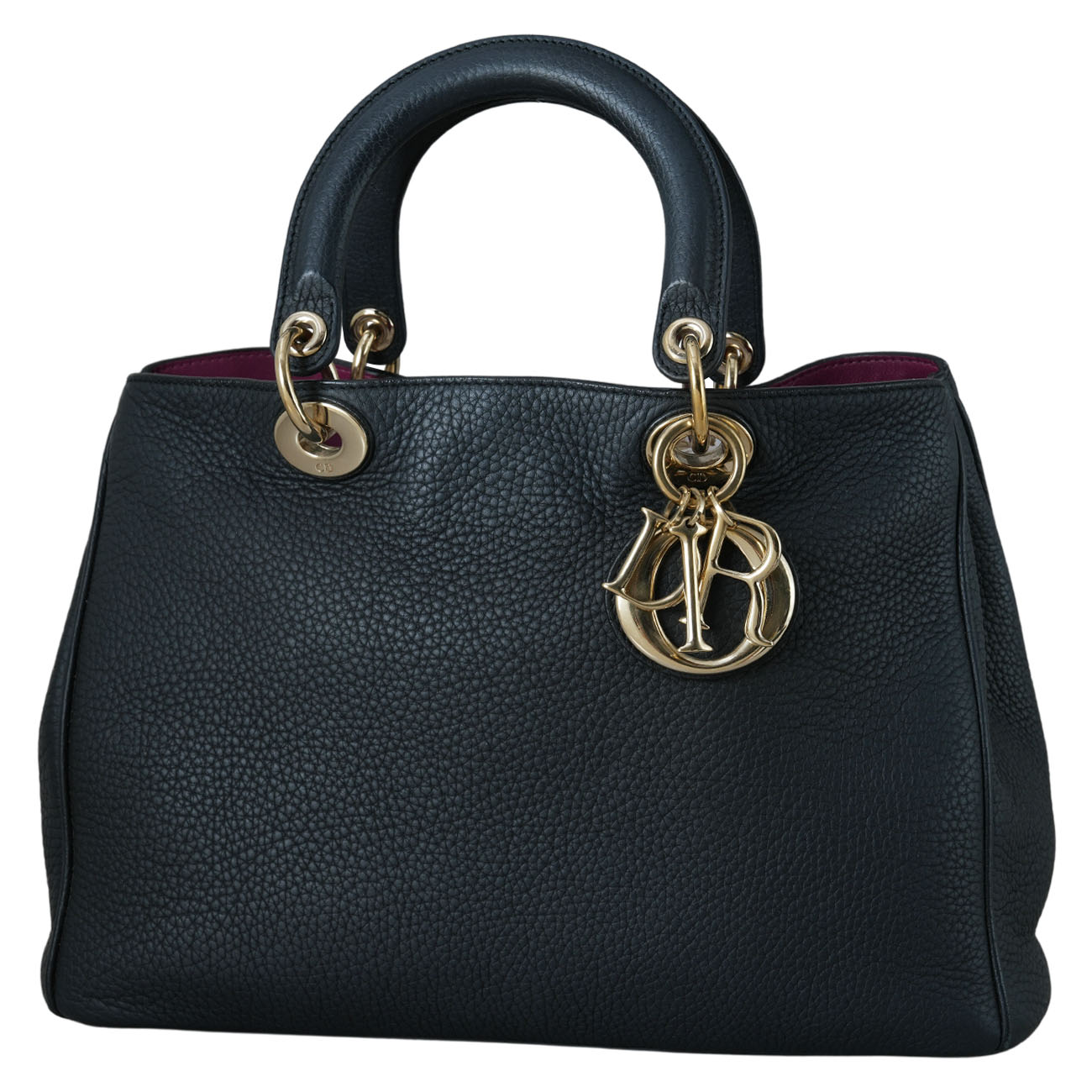 CHRISTIAN DIOR(USED)크리스찬디올 레더 토트 겸 숄더백
